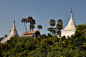 Myanmar - Following the rampart sections above the southern canal of Old Inwa. 